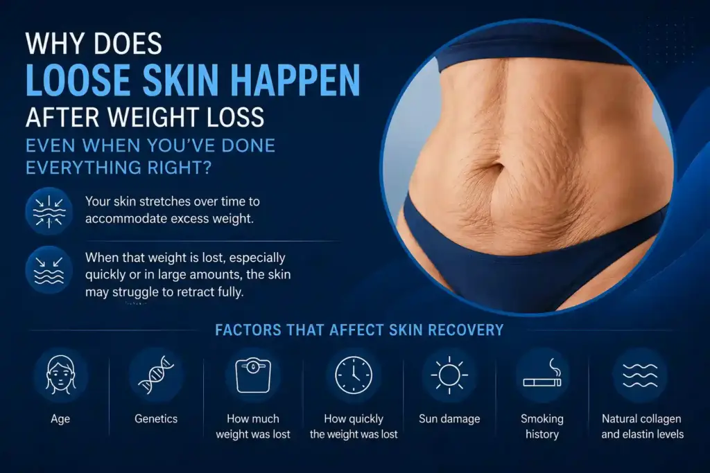 Why Does Loose Skin Happen After Weight Loss Even When You’ve Done Everything Right Nottinghamshire?